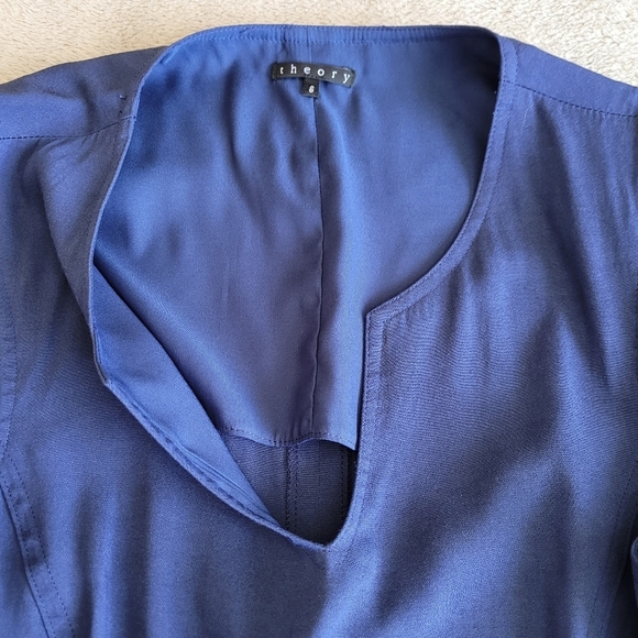 Theory Adalize Habitat blue sleeveless dress size 6 - Picture 12 of 15